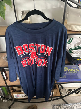 Men's Fanatics Boston Red Sox Blue 3XL Short Sleeve Tee